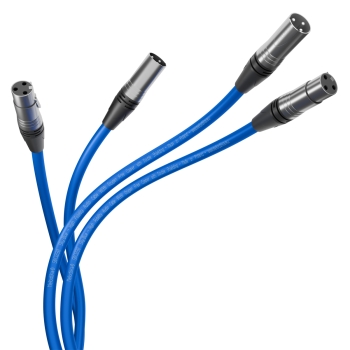 KABEL XLR 2XXLR Melodika Sky Blue SB2X10 1m